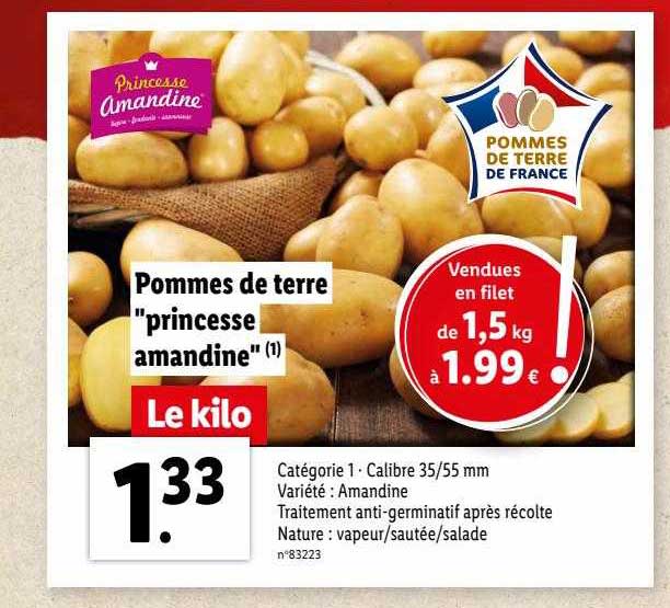 Pommes De Terre "princesse Amandine"