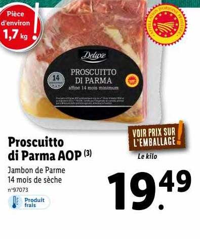 proscuitto di parma aop deluxe