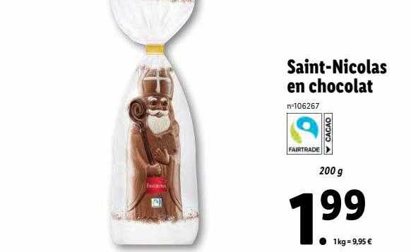 Saint-Nicolas en chocolat