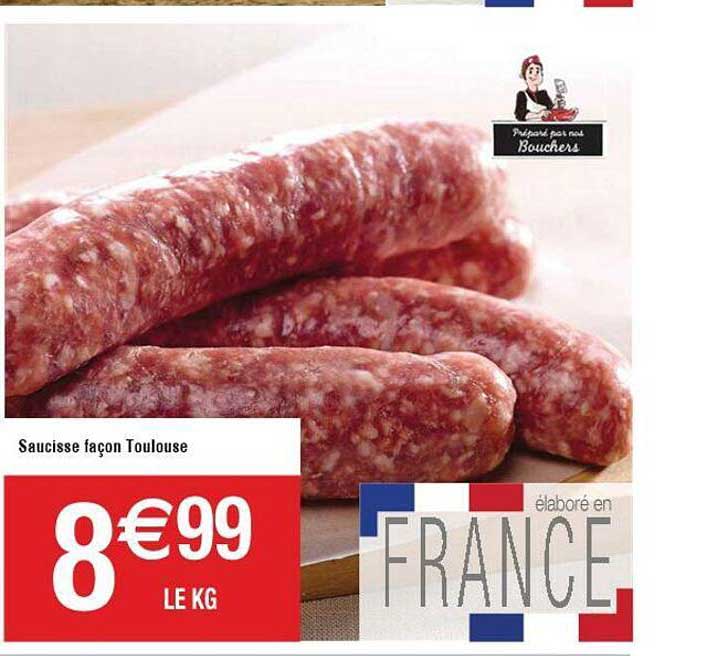 saucisse façon toulouse