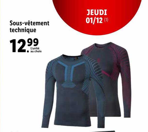 sous-vêtement technique