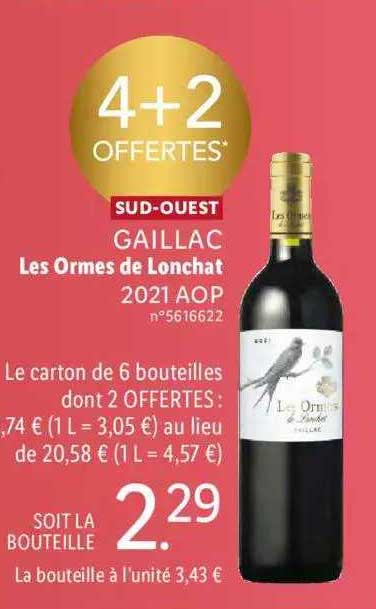 sud-ouest gaillac les ormes de lonchat 2021 aop
