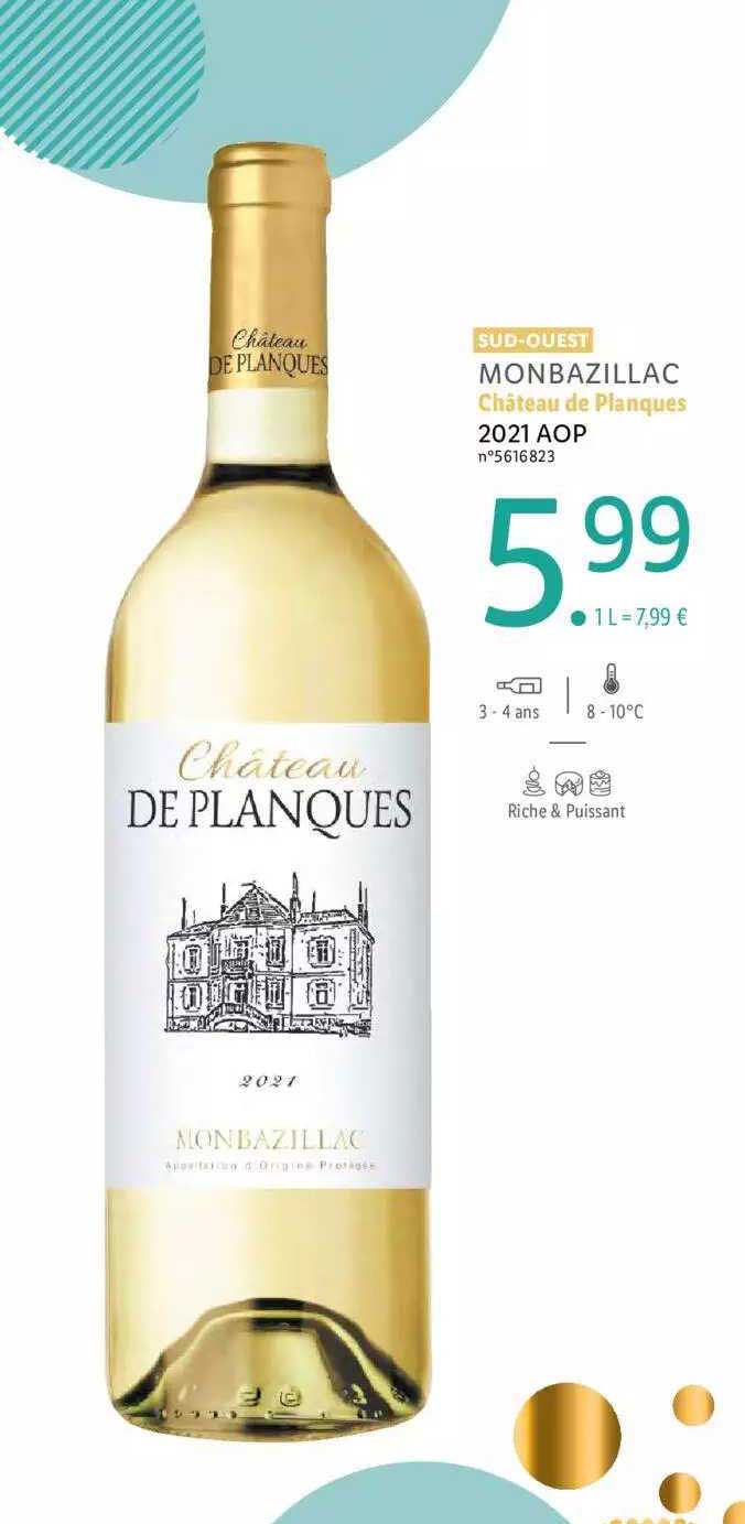 sud-ouest monazillac château de planques 2021 aop