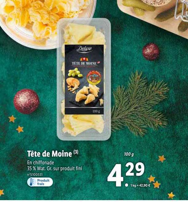 tête de moine deluxe