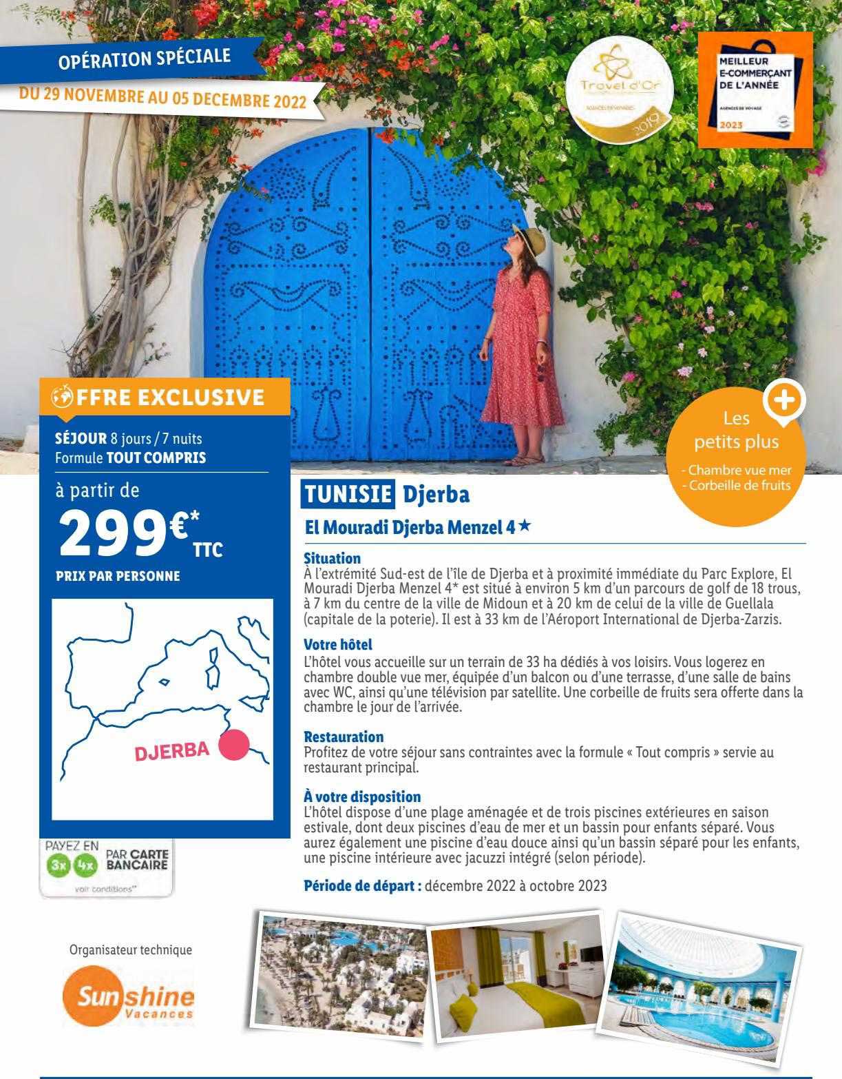 tunisie djerba : el mouradi djerba menzel 4*