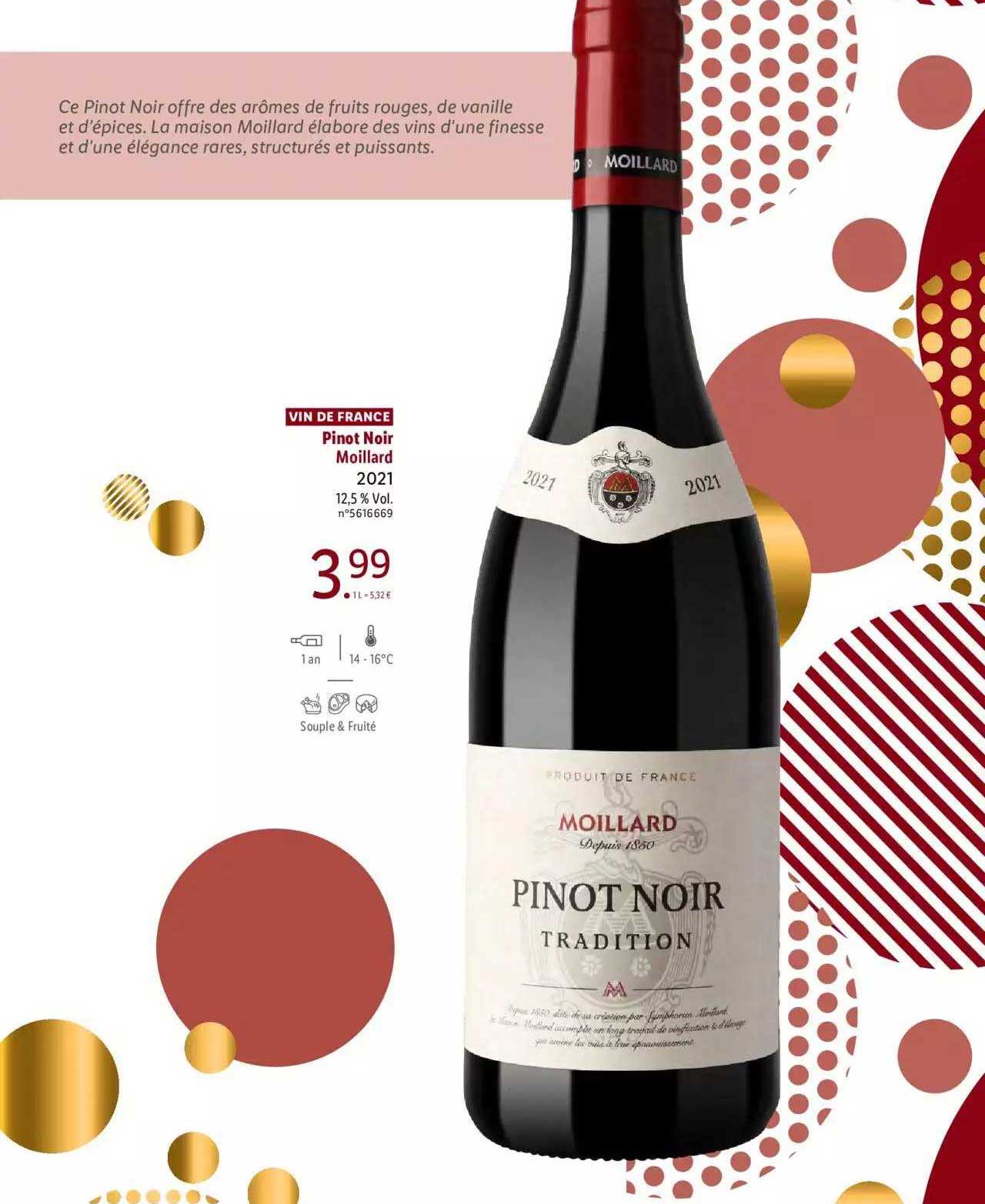 vin de france pinot noir moillard 2021