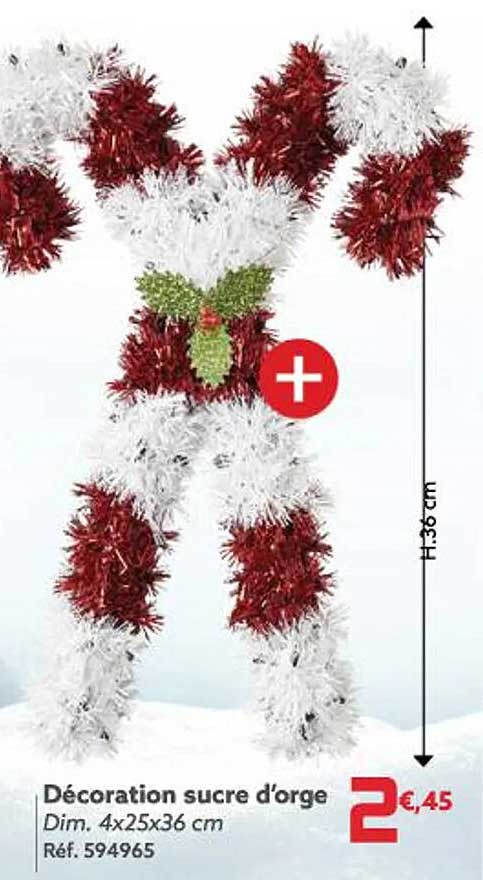 décoration sucre d'orge