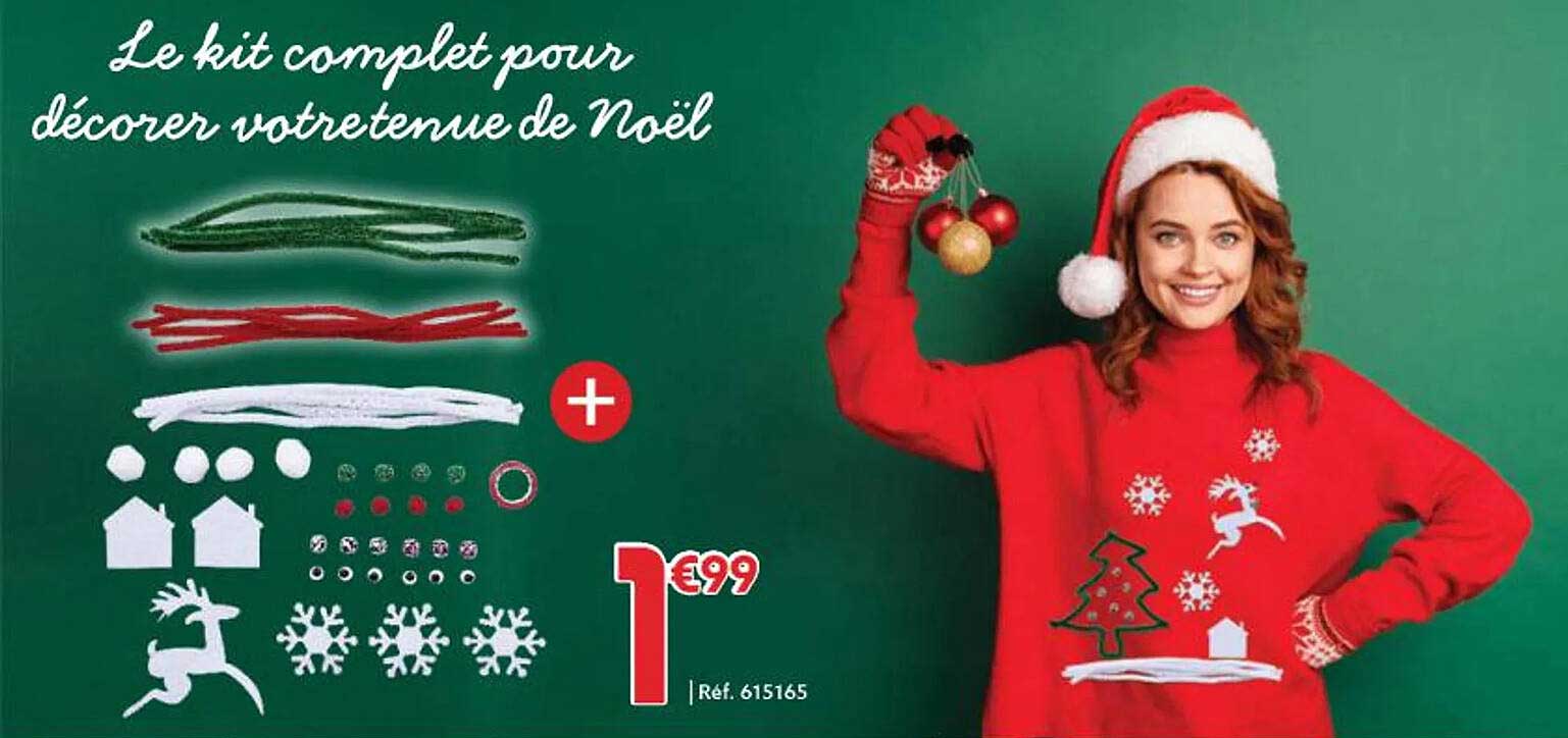 le kit complet pour décorer votre tenue de noël