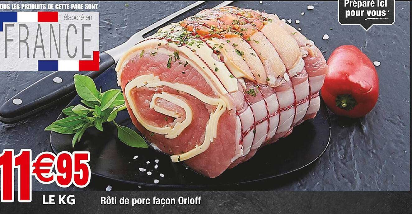 rôti de porc façon orloff