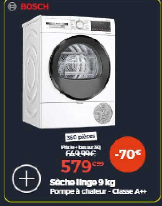 Sèche Linge 9 Kg Bosch