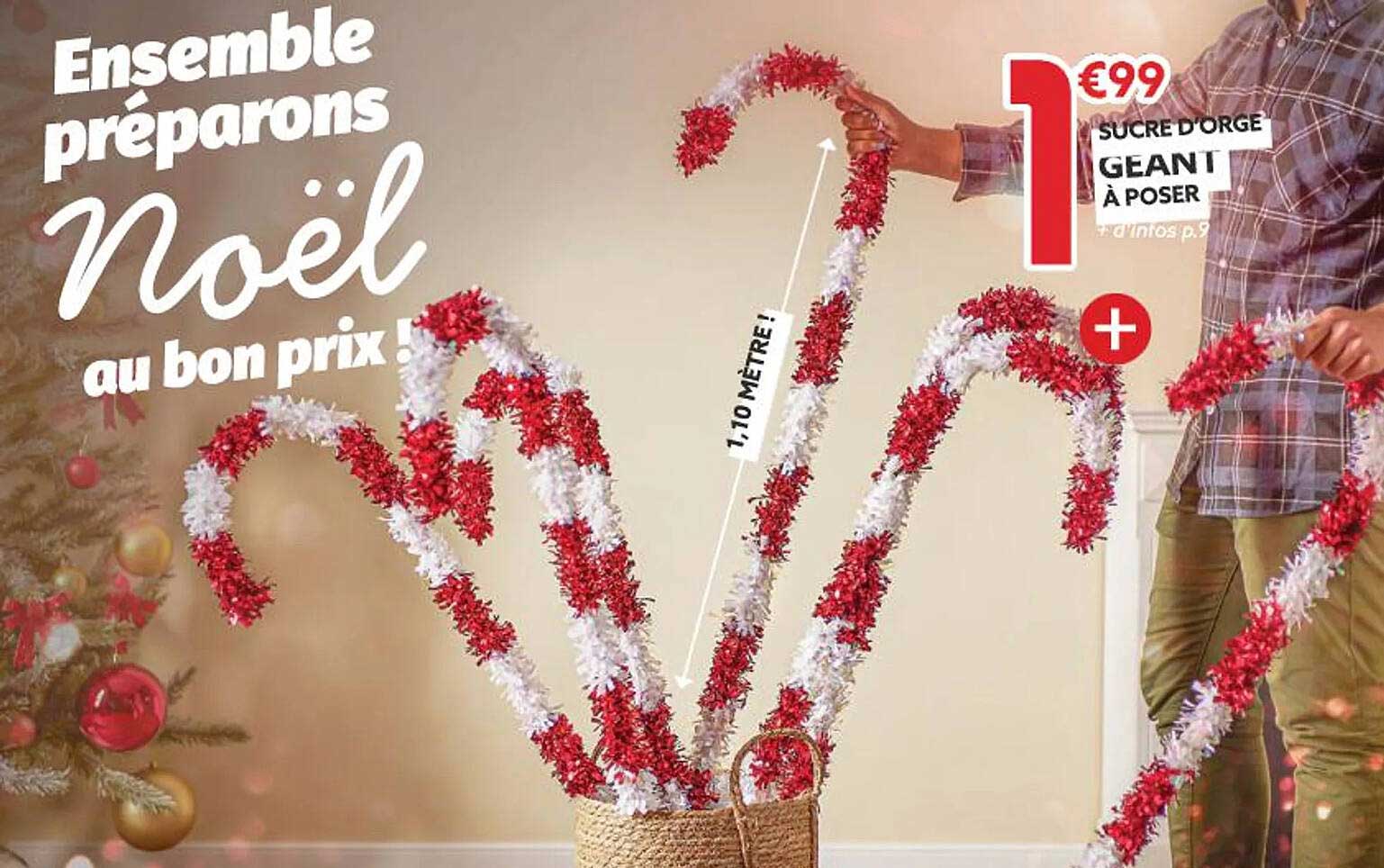 sucre d'orge géant à poser