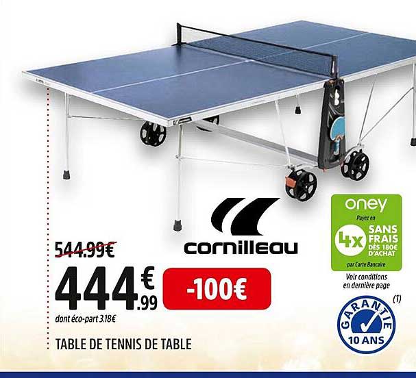 Table De Tennis De Table Cornilleau