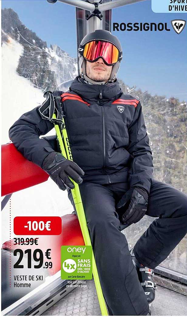 veste de ski homme rossignol