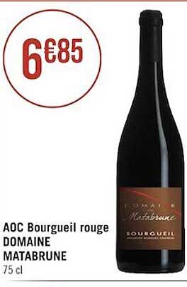 Aoc Bourgueil Rouge Domaine Matabrune