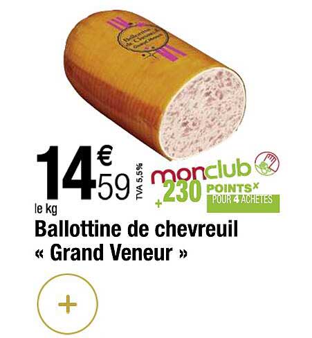 ballottine de chevreuil «grand veneur»