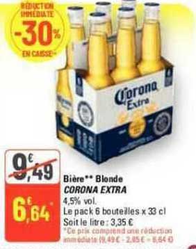 Bière Blonde Corona Extra
