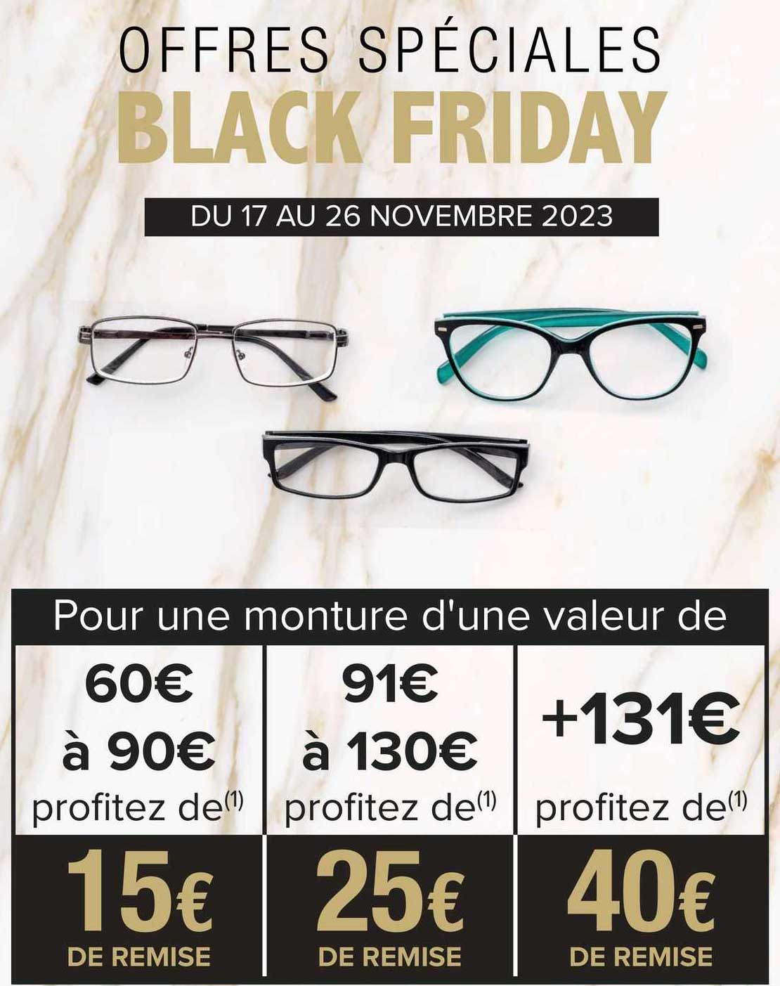 black friday : monture
