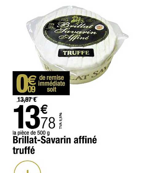 brillat-savarin affiné truffé