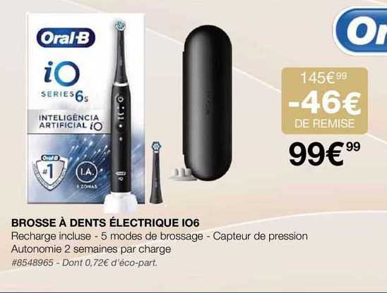 brosse à dents électrique io6 oral-b