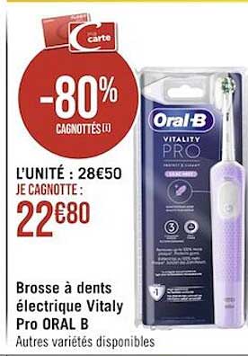brosse à dents électrique vitaly pro oral b