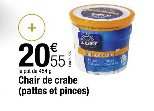 Chair De Crabe (pattes Et Pinces)