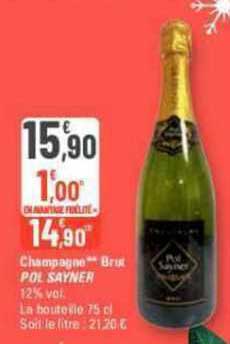 champagne brut pol sayner