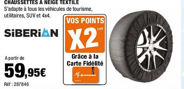 chaussettes à neige textile siberian