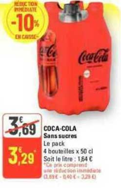 coca-cola sans sucres