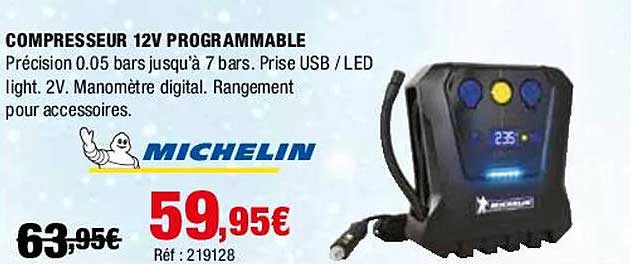 Compresseur 12v Programmable Michelin