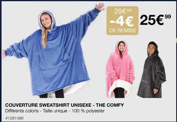 couverture sweatshirt unisexe - the comfy