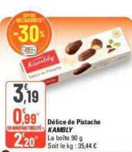 Délice De Pistache Kambly