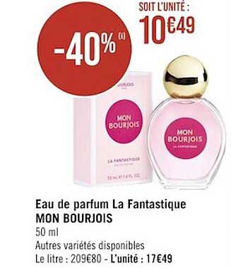 eau de parfum la fantastique mon bourjois