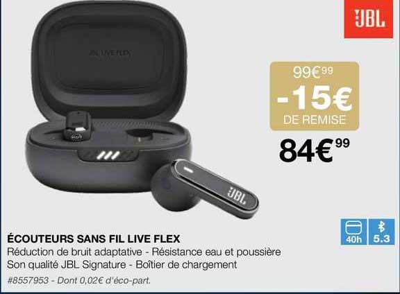 écouteurs sans fil live flex