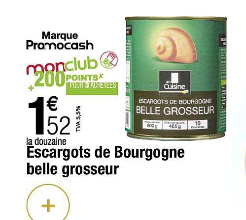 escargots de bourgogne belle grosseur