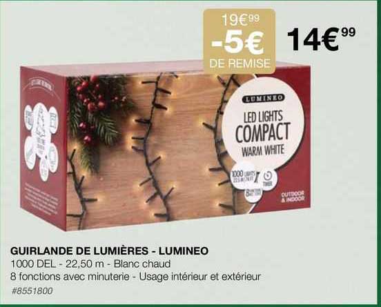 guirlande de lumières - lumineo