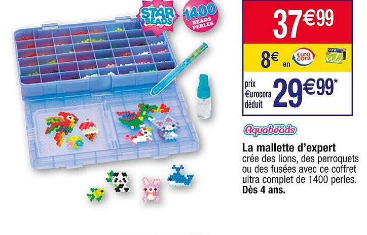 la mallette d'expert aquabeads