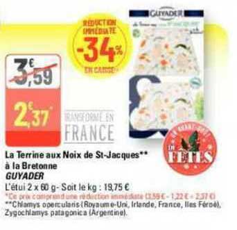 la terrine aux noix de st-jacques à la bretonne guyader