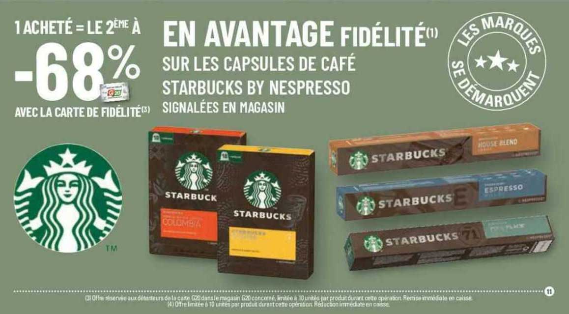 Les Capsules De Café Startbucks By Nespresso