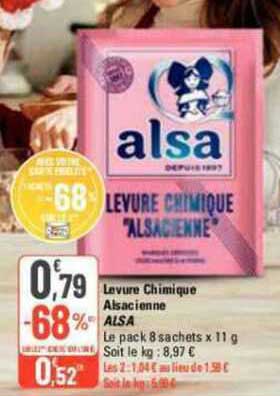 levure chimique alsacienne alsa