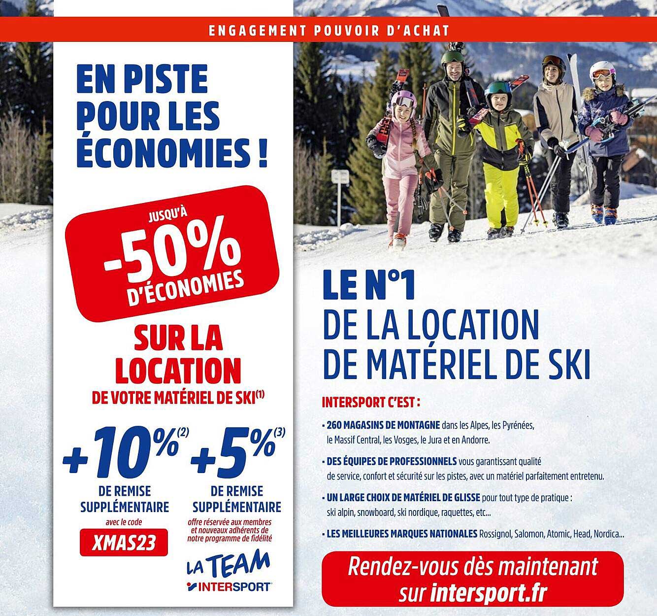 location de matériel de ski