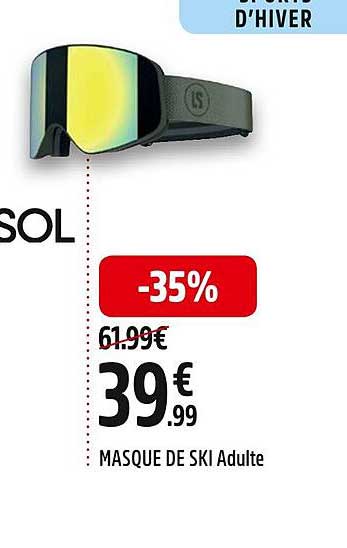 Masque De Ski Adulte