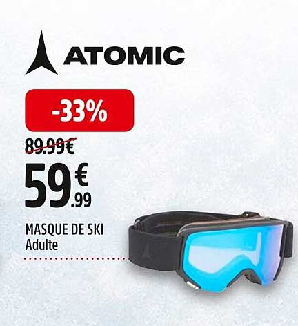 masque de ski adulte atomic