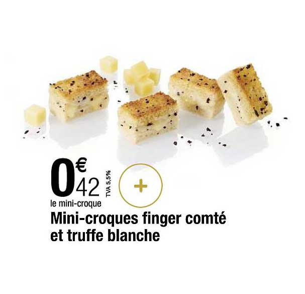 mini-croques finger comté et truffe blanche