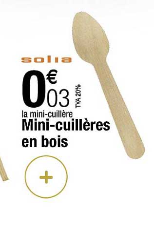 mini-cuillères en bois solia