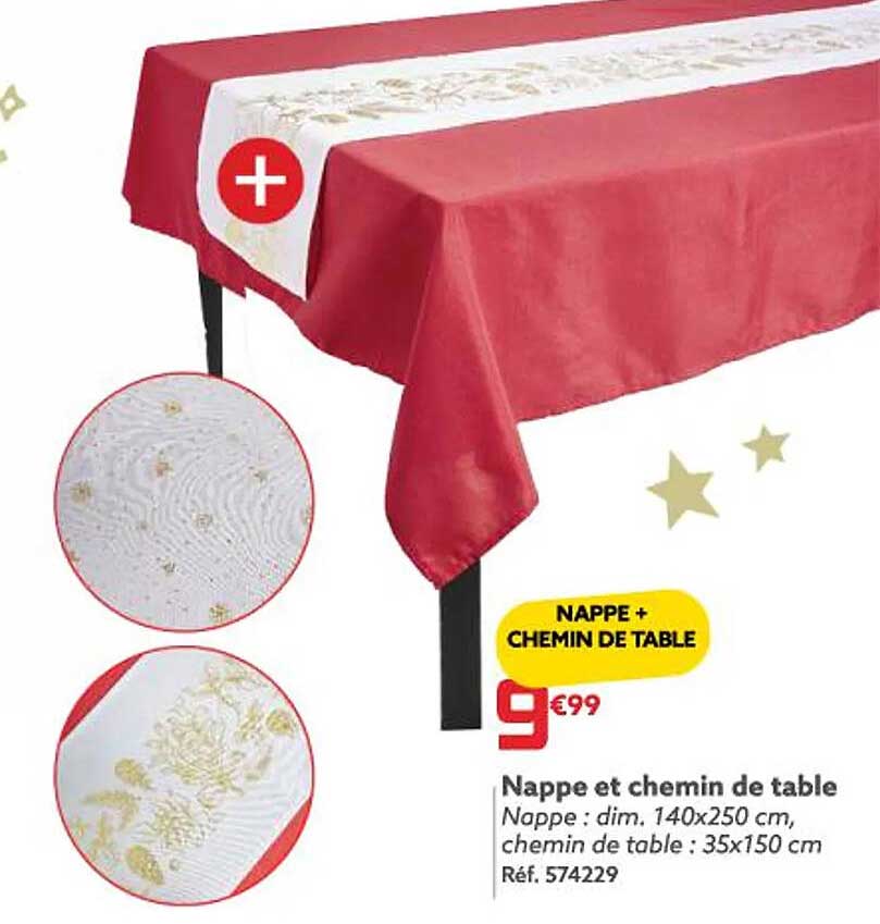 Nappe Et Chemin De Table
