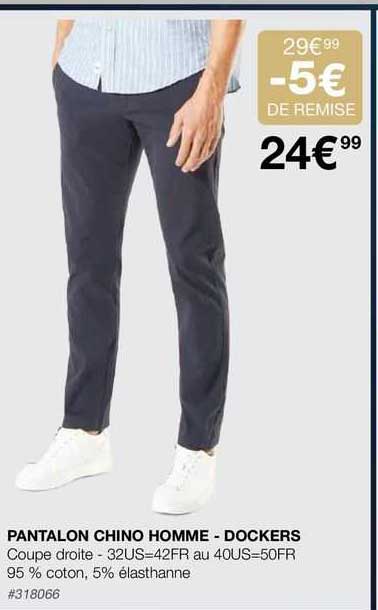 pantalon chino homme - dockers