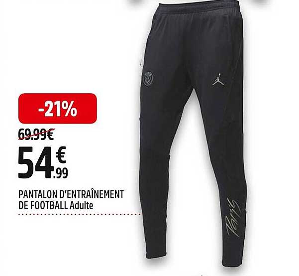 pantalon d'entraînement de football adulte