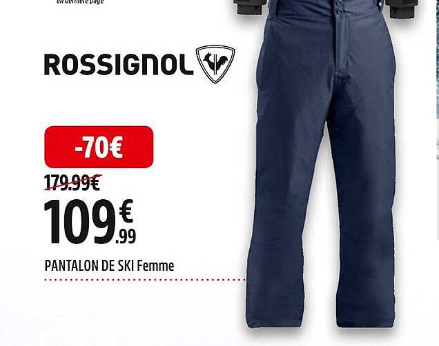 pantalon de ski femme rossignol