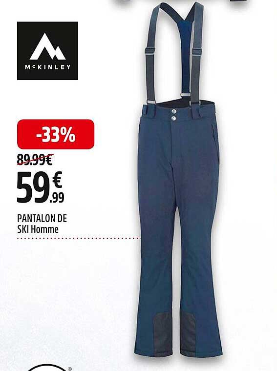 pantalon de ski homme mc kinley