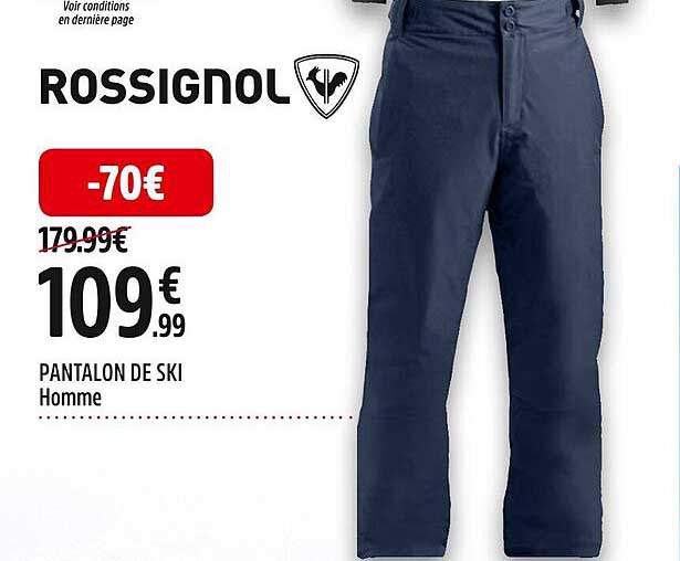 pantalon de ski homme rossignol